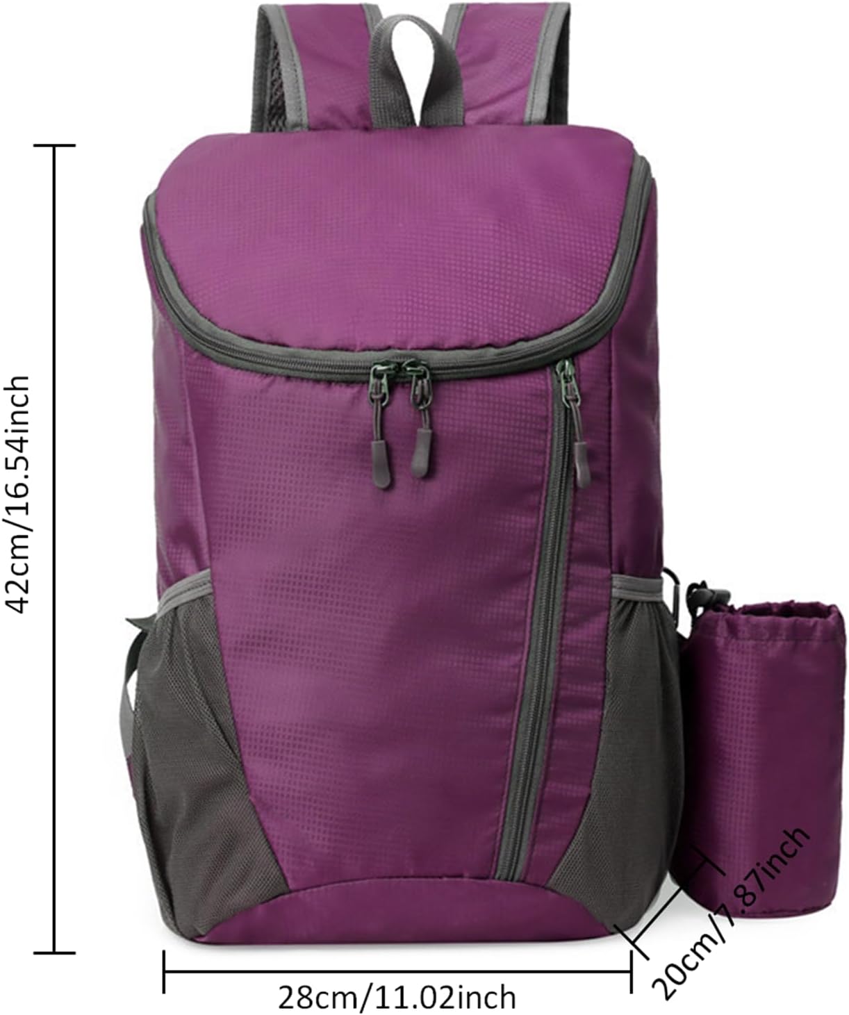 Portable foldable mountaineering backpack - Image 2