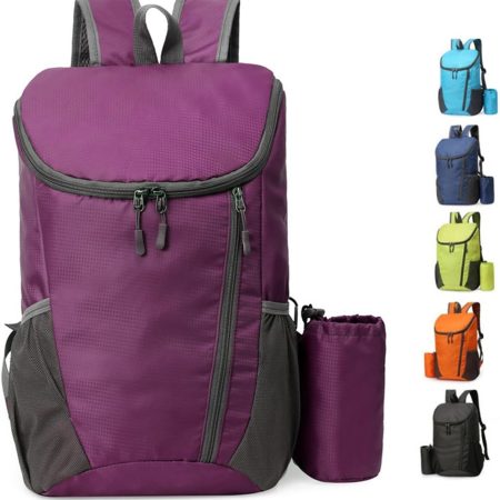 Portable foldable mountaineering backpack
