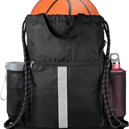 Drawstring sports gym bag